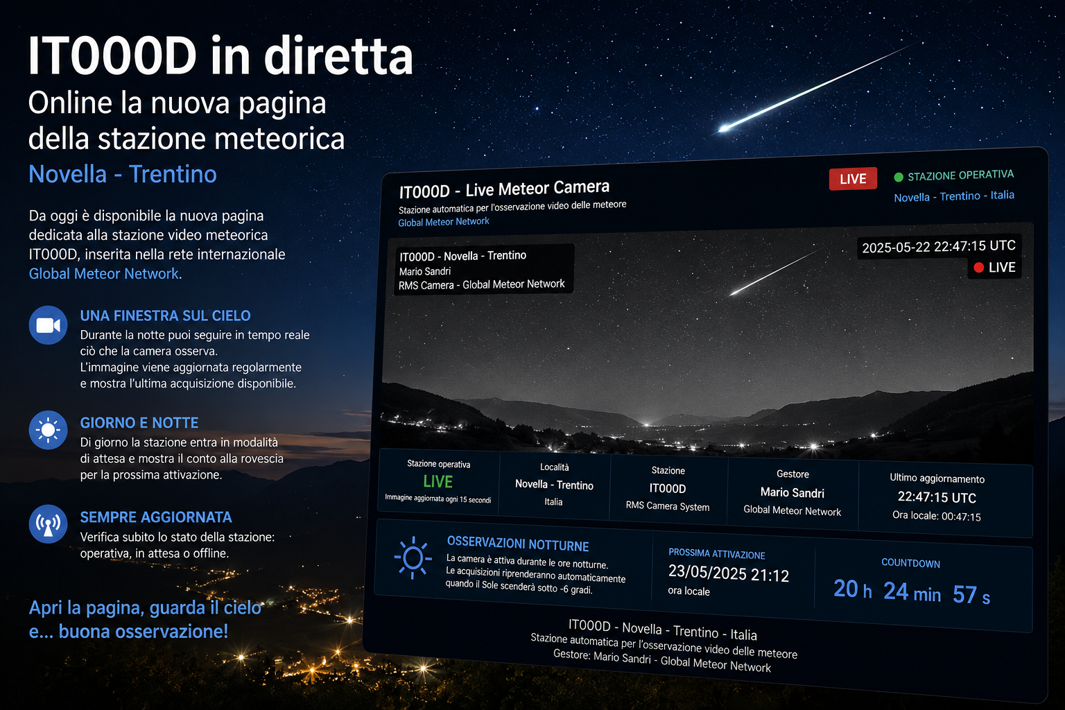 Al momento stai visualizzando IT000D in diretta: online la nuova pagina della stazione meteorica